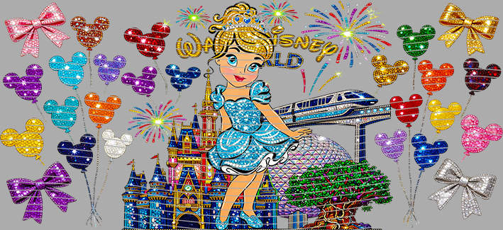 16oz Disney style-D-3523